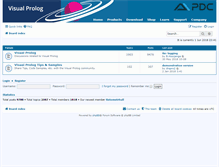Tablet Screenshot of discuss.visual-prolog.com